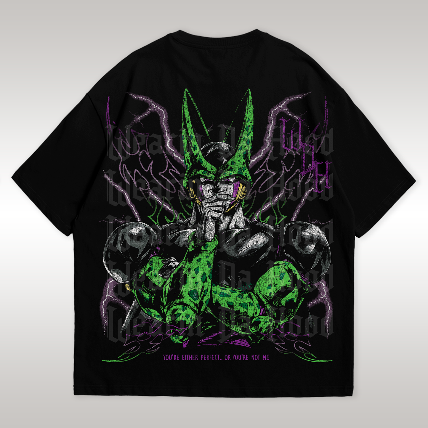 Web Exclusive Playera Cell Dark Aura Drop V.1 DBZ