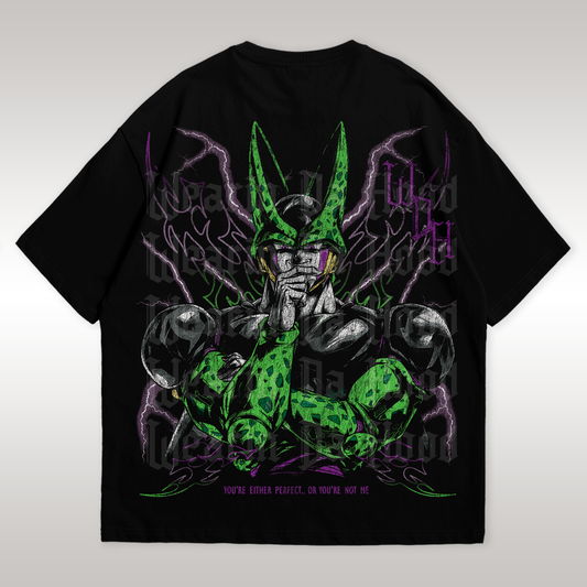 Web Exclusive Playera Cell Dark Aura Drop V.1 DBZ