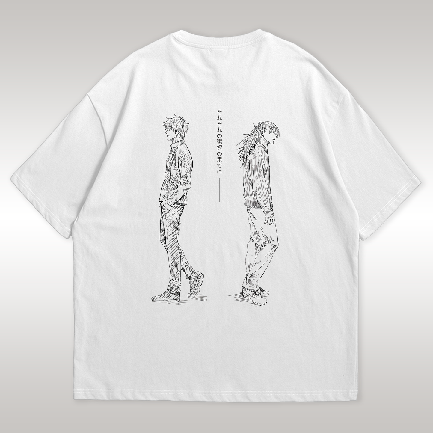 Playera Gojo y Geto Jujutsu Kaisen Drop