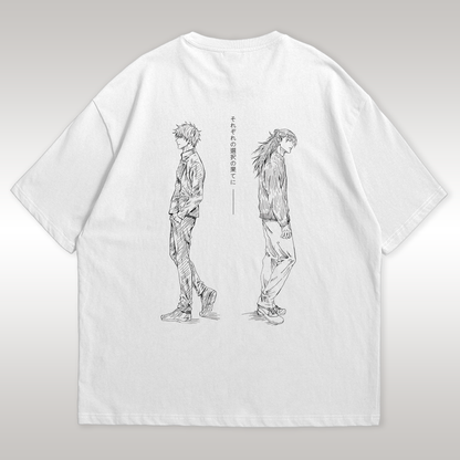 Playera Gojo y Geto Jujutsu Kaisen Drop