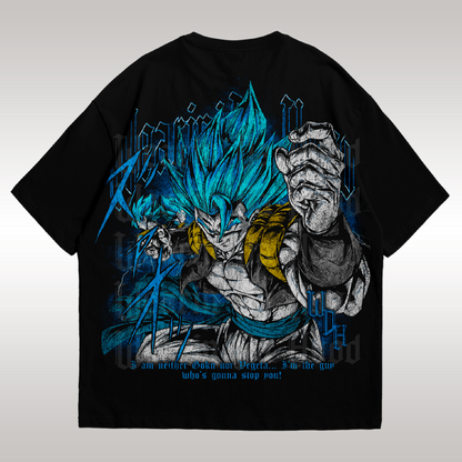 Playera Gogeta Blue Dark Aura Drop V.2 DBZ