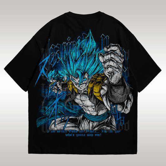 Playera Gogeta Blue Dark Aura Drop V.2 DBZ