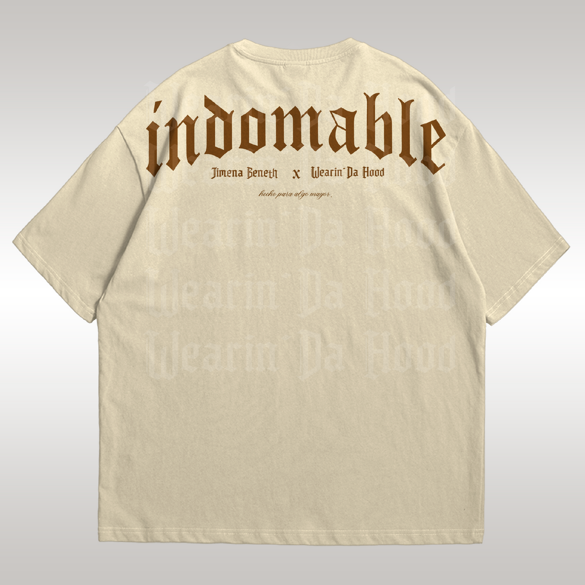 Playera Indomable Made for More Drop