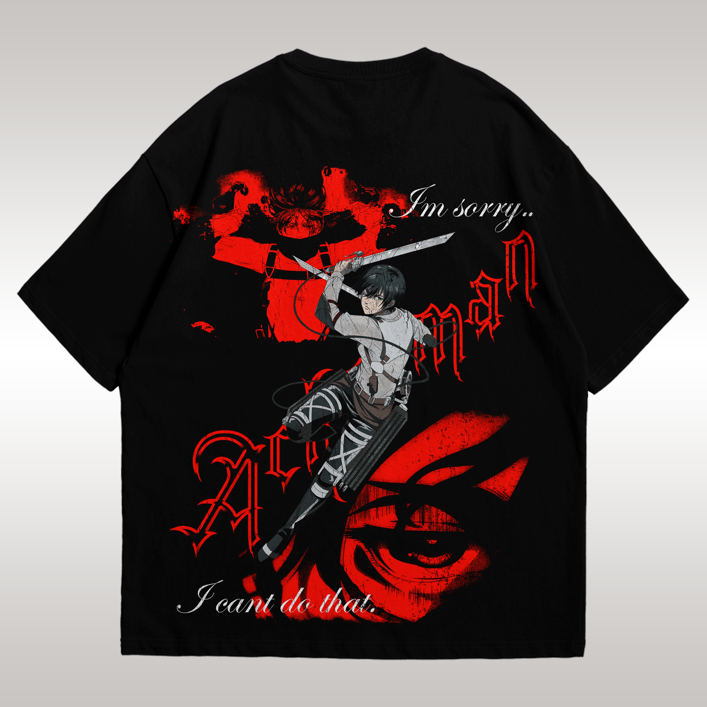 Playera Mikasa Attack on Titan