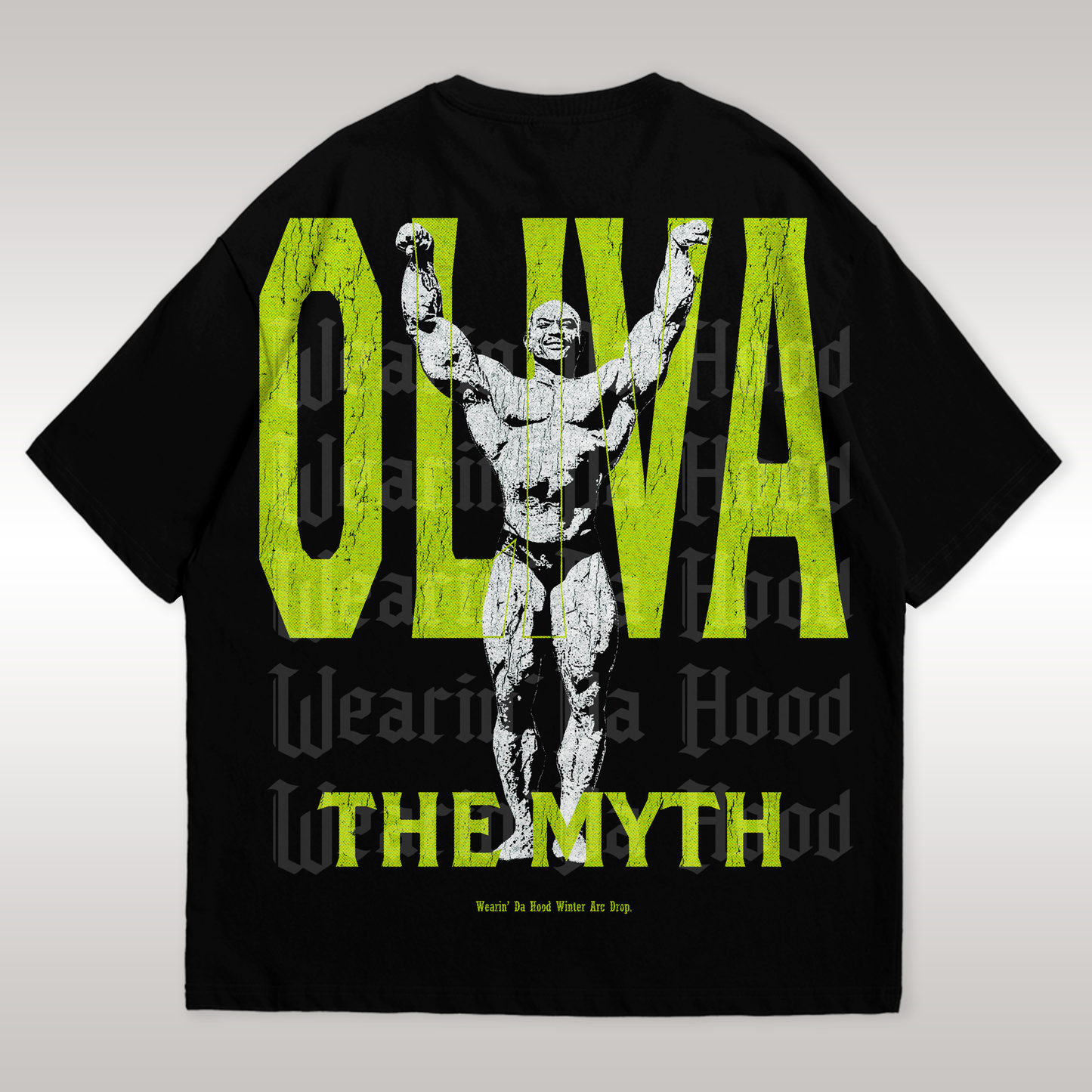 Playera Oliva Body Building Drop