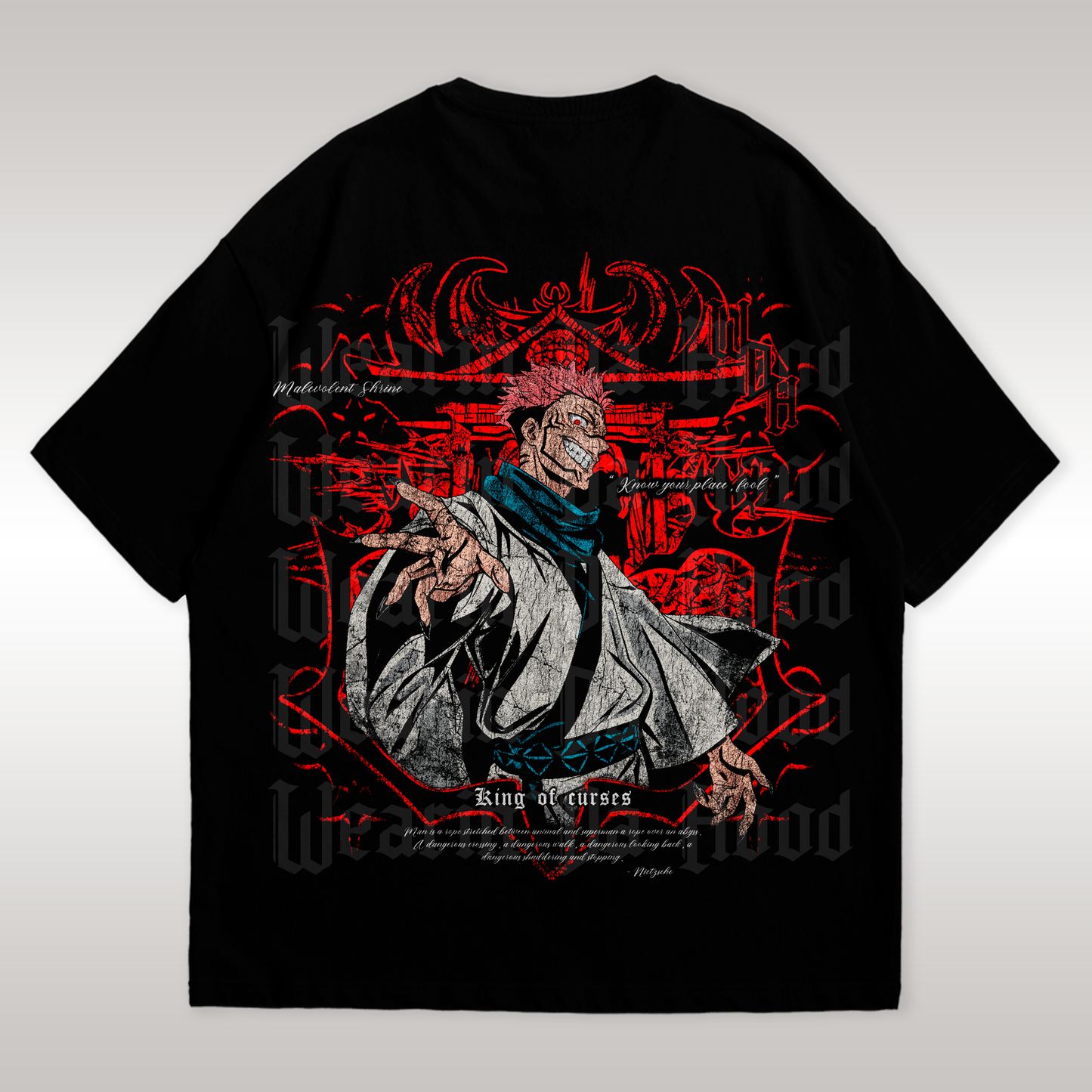 Playera Sukuna Cursed Drop